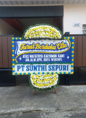Papan Bunga Duka di Rokan Iv Koto