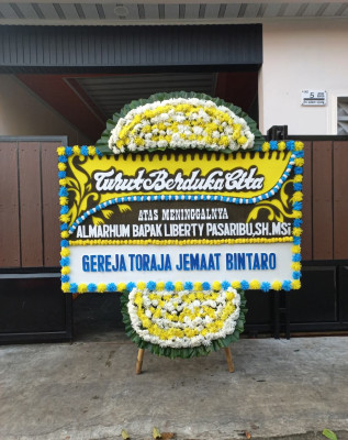 Papan Bunga Duka di Rokan Iv Koto